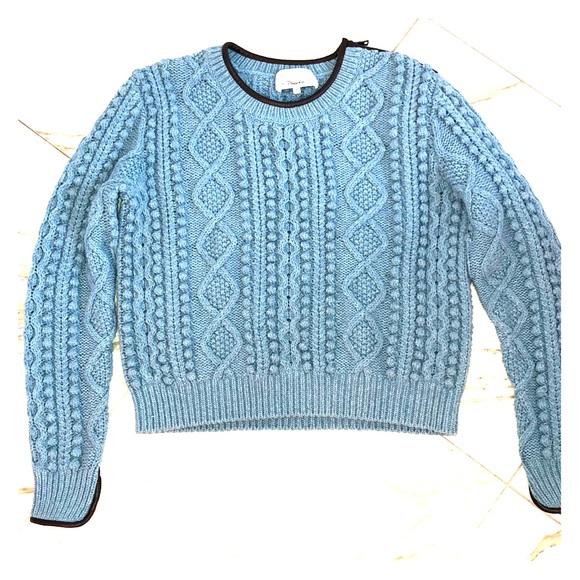 3.1 Phillip Lim Sweaters - 3.1 Phillip Lim Cropped cableknit Sweater